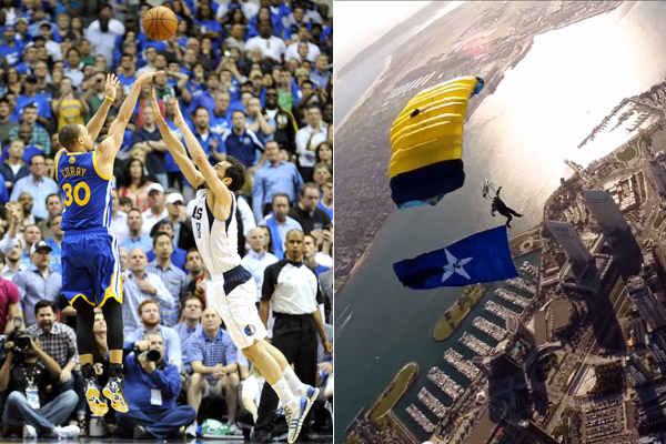 steph curry warriors leap frogs navy padres
